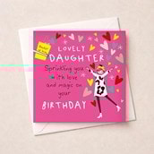 Daughter Birthday Card - Sprinkle Of Magic Daughter Birthday Card - Sprinkle Of Magic