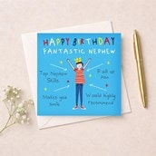 Nephew Birthday Card - Birthday Boy