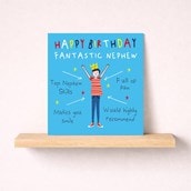 Nephew Birthday Card - Birthday Boy Nephew Birthday Card - Birthday Boy