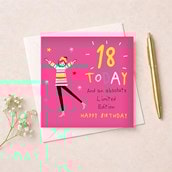 Age 18 Birthday Card - Limited Edition Age 18 Birthday Card - Limited Edition