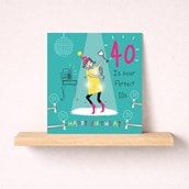 Age 40 Birthday Card - Four Perfect 10s
