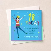 Age 18 Birthday Card - Limited Edition