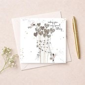 Birthday Card - Sparkling Hearts Birthday Card - Sparkling Hearts