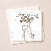 Birthday Card - Sparkling Hearts