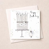 Birthday Card - Big Birthday Cake Birthday Card - Big Birthday Cake