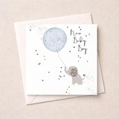 New Baby Boy Card - Elephant New Baby Boy Card - Elephant