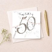 Age 50 Birthday Card - 50 Today Age 50 Birthday Card - 50 Today