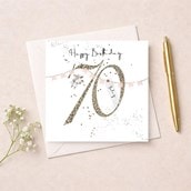Age 70 Birthday Card - 70 Today