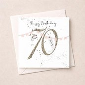 Age 70 Birthday Card - 70 Today Age 70 Birthday Card - 70 Today