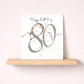 Age 80 Birthday Card - 80 Today