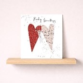 Ruby Wedding Card - Red & Pink Hearts Ruby Wedding Card - Red & Pink Hearts