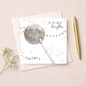 Daughter Birthday Card - Moon Daughter Birthday Card - Moon