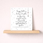 Daughter Birthday Card - Darling Daughter