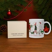 Personalised Christmas Mug - Strolling With The Dog Personalised Christmas Mug - Strolling With The Dog