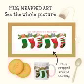 Personalised Christmas Mug - Cats In Christmas Stockings Personalised Christmas Mug - Cats In Christmas Stockings