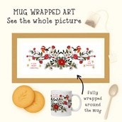 Personalised Christmas Mug - Robins On A Branch Personalised Christmas Mug - Robins On A Branch