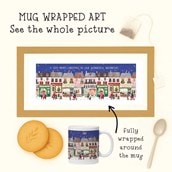 Personalised Christmas Mug - Snowy Christmas Town Personalised Christmas Mug - Snowy Christmas Town