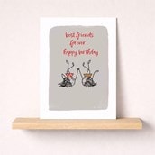 Friendship Card - Best Friends Forever Friendship Card - Best Friends Forever