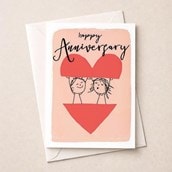 Anniversary Card - Happy Anniversary Anniversary Card - Happy Anniversary