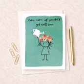 Get Well Soon Card - Take Care Of Yourself