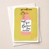 Get Well Soon Card - Magic Get Better Soon Potion