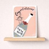 Congratulations Card - Congratulations Bottle Of Champagne