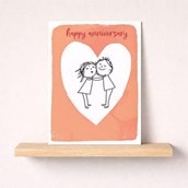 Anniversary Card - Anniversary Happy Couple Anniversary Card - Anniversary Happy Couple