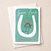 Good Luck Card - You Can Do It Horse Shoe Good Luck Card - You Can Do It Horse Shoe