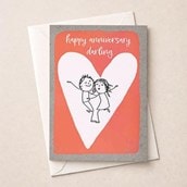 Anniversary Card - Happy Anniversary Darling Anniversary Card - Happy Anniversary Darling