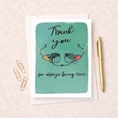 Thank You Card - Thank You For Always Being There