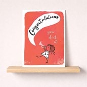 Congratulations Card - Congratulations You Did It