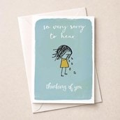 Thinking Of You Card - So Very Sorry To Hear