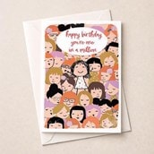 Birthday Card - One In A Million