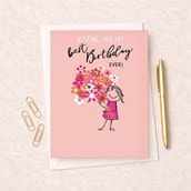 Birthday Card - Best Birthday Ever Birthday Card - Best Birthday Ever