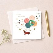 Birthday Card - Dachshund Birthday Card - Dachshund
