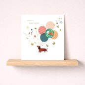 Birthday Card - Dachshund