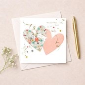 Wedding Card - Hearts