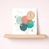 Age 90 Birthday Card - Bunch Of Balloons
