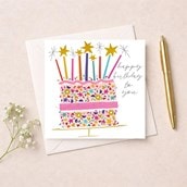Birthday Card - Birthday Cake