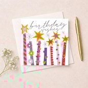 Birthday Card - Birthday Candles Birthday Card - Birthday Candles