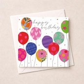 Birthday Card - Birthday Balloons Birthday Card - Birthday Balloons