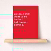 Open Card - Still Want To Be Invited Open Card - Still Want To Be Invited