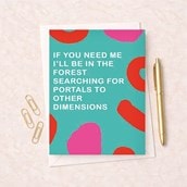 Open Card - Portals To Other Dimensions Open Card - Portals To Other Dimensions