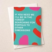 Open Card - Portals To Other Dimensions