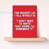 Open Card - The Biggest Lie I Tell Myself Open Card - The Biggest Lie I Tell Myself