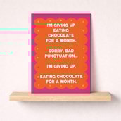 Open Card - Eating Chocolate For A Month Open Card - Eating Chocolate For A Month
