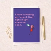 Open Card - Check Liver Light Open Card - Check Liver Light