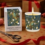 Vanilla Scented Christmas Candle - Nadolig Llawen Vanilla Scented Christmas Candle - Nadolig Llawen