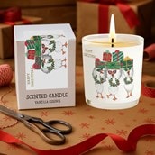 Vanilla Scented Christmas Candle - Christmas Geese Vanilla Scented Christmas Candle - Christmas Geese
