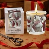 Vanilla Scented Christmas Candle - Polar Bears